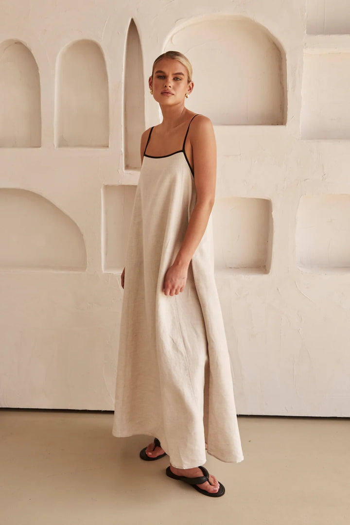 Amber | Women's Spaghetti Strap Maxi Wedding Guest Dress 6