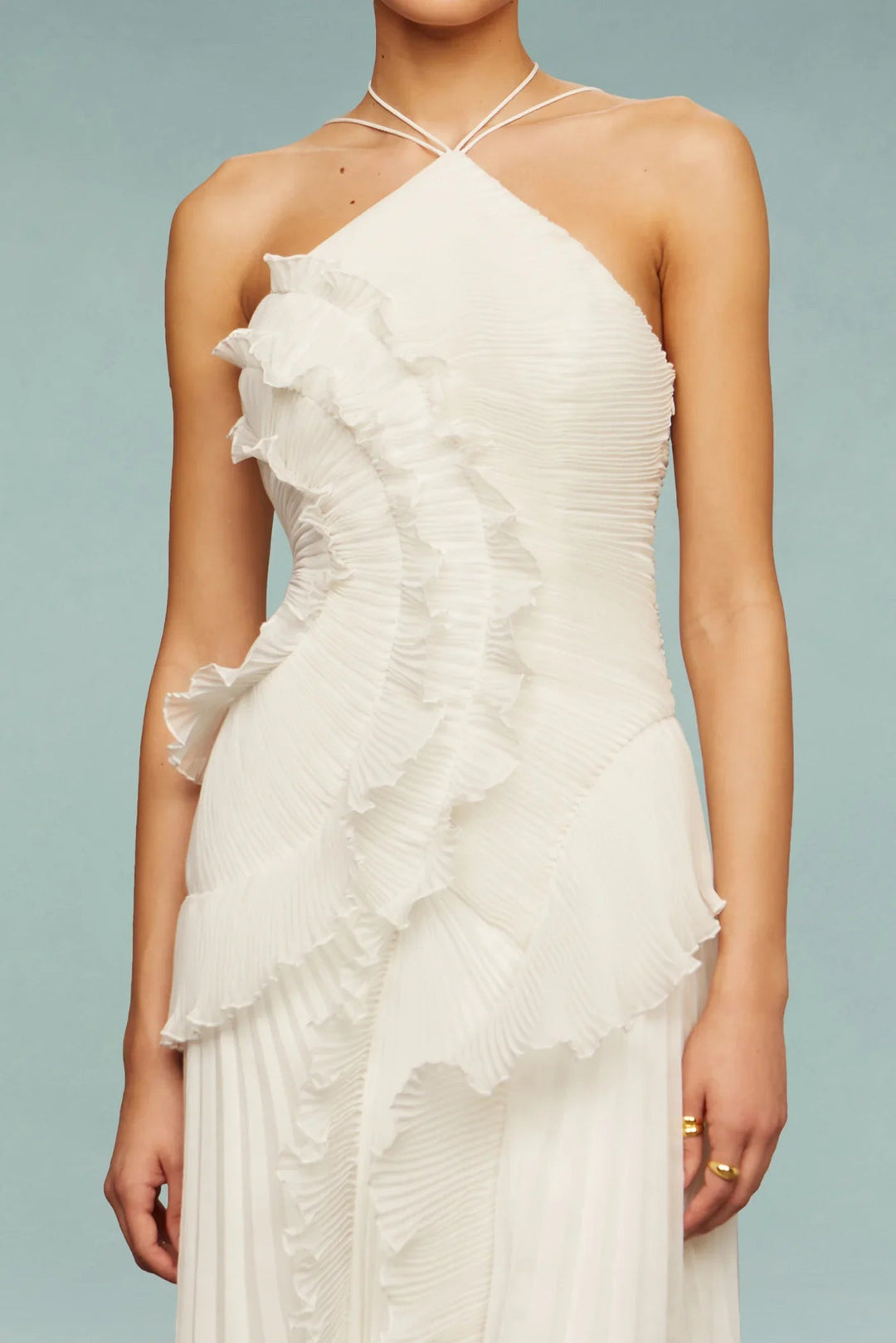 Amelia | Women's One Shoulder Maxi Wedding Guest Dress 5