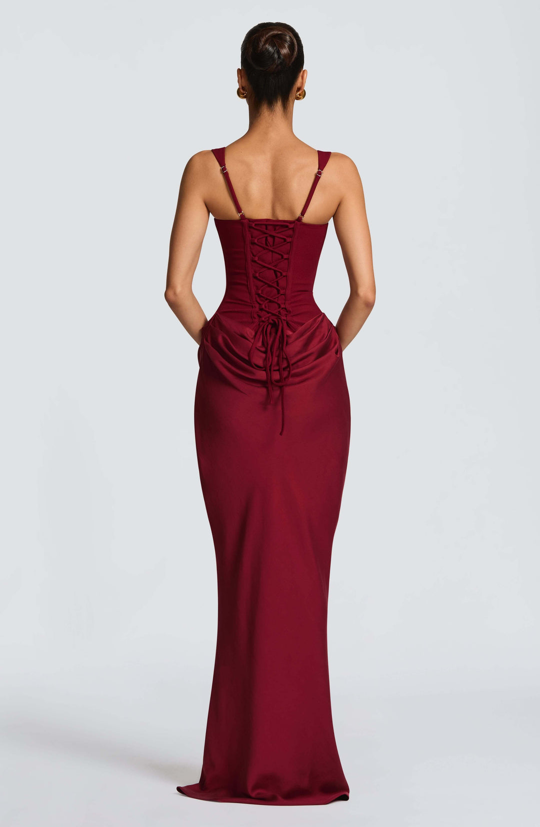 Ashley | Women's Sleeveless Bodycon Maxi Wedding Guest Dress 4