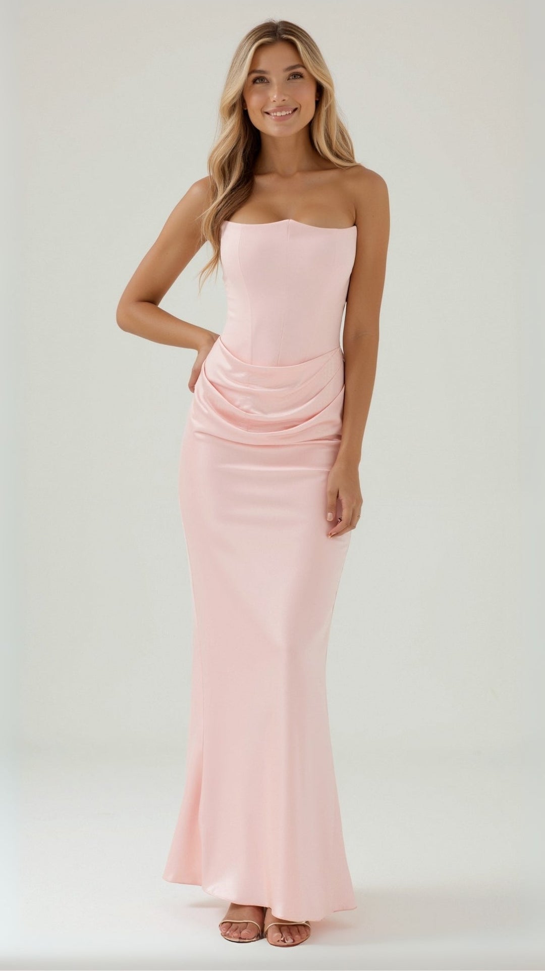 Bella | Women’s Wedding Guest Column Maxi Dress 9