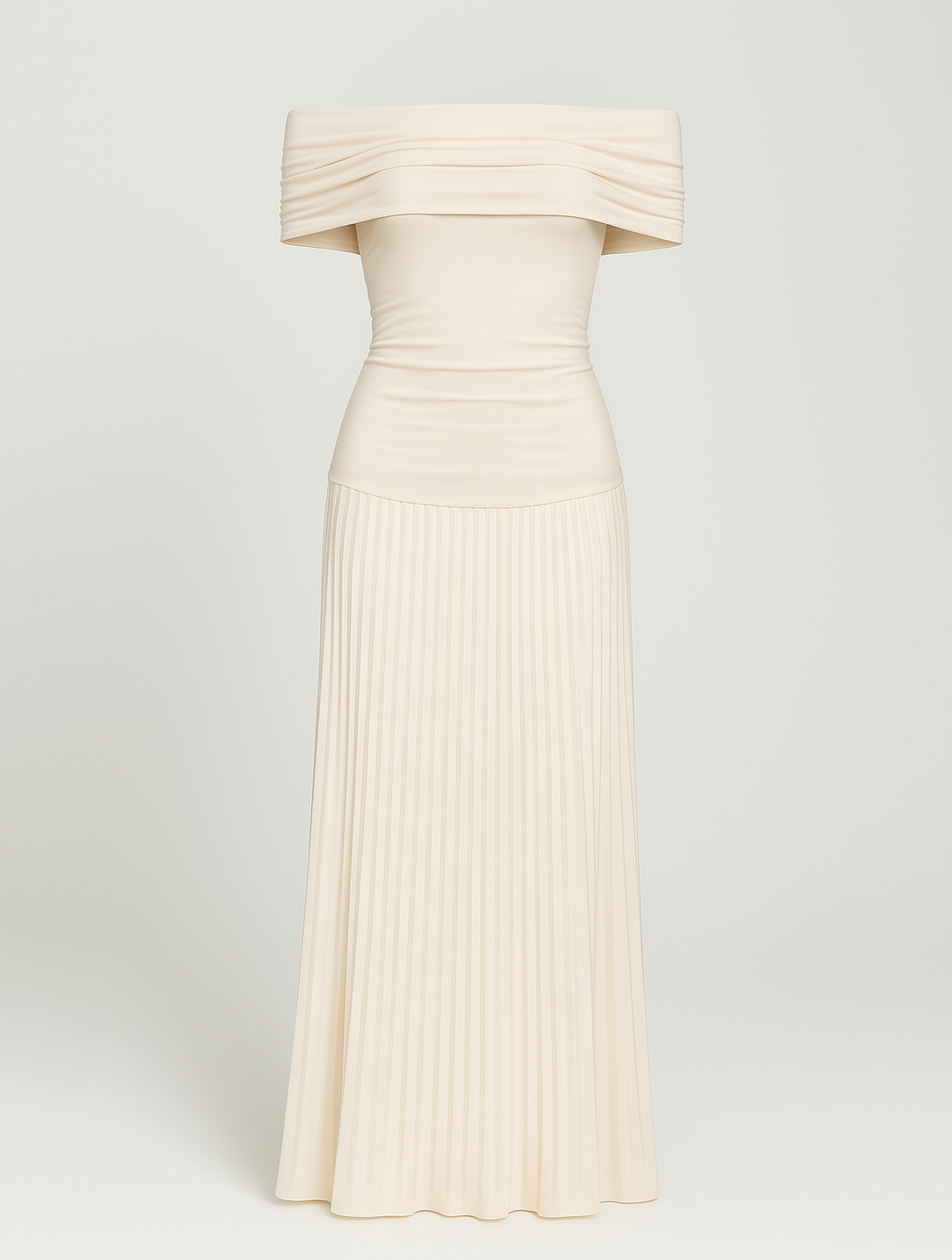 Bella | Women's Wedding Guest Pleated Maxi Dress 3