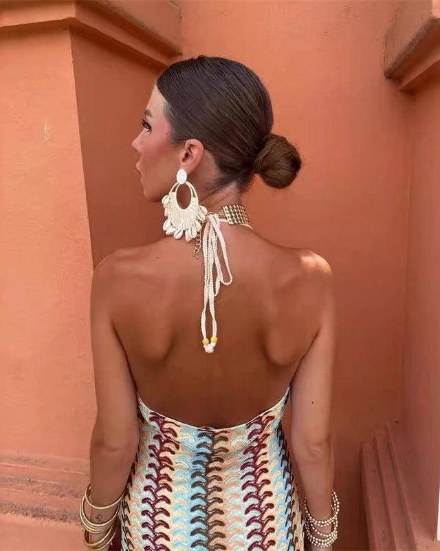 Bonnie | Women’s Boho Wedding Guest Beach Maxi Dress 2