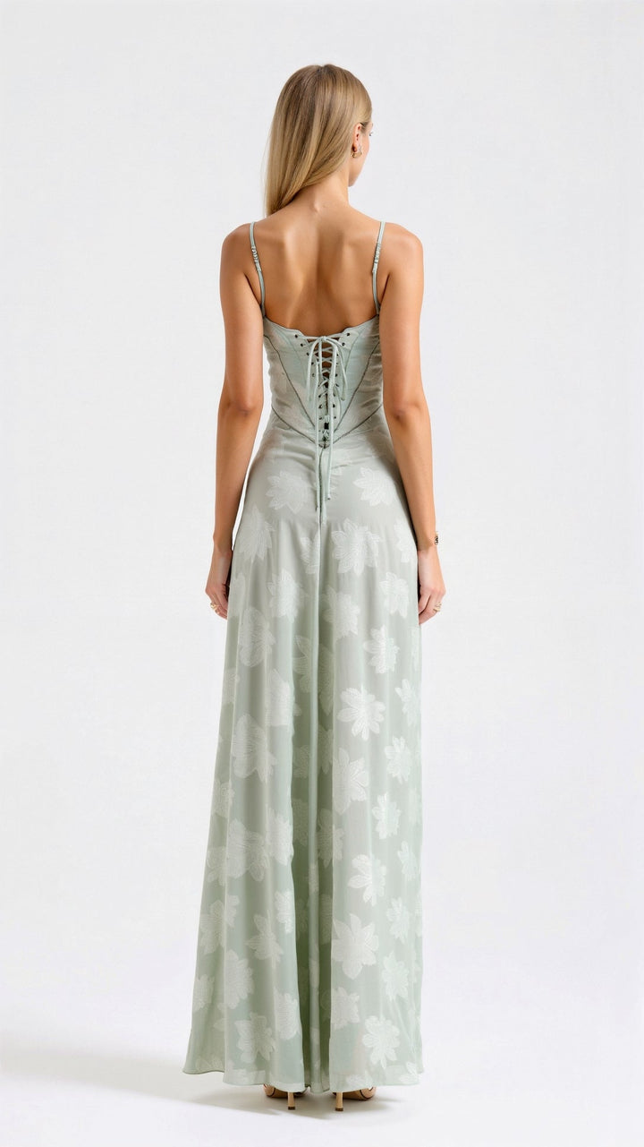 Caroline | Women’s Wedding Guest Slip Maxi Dress 7