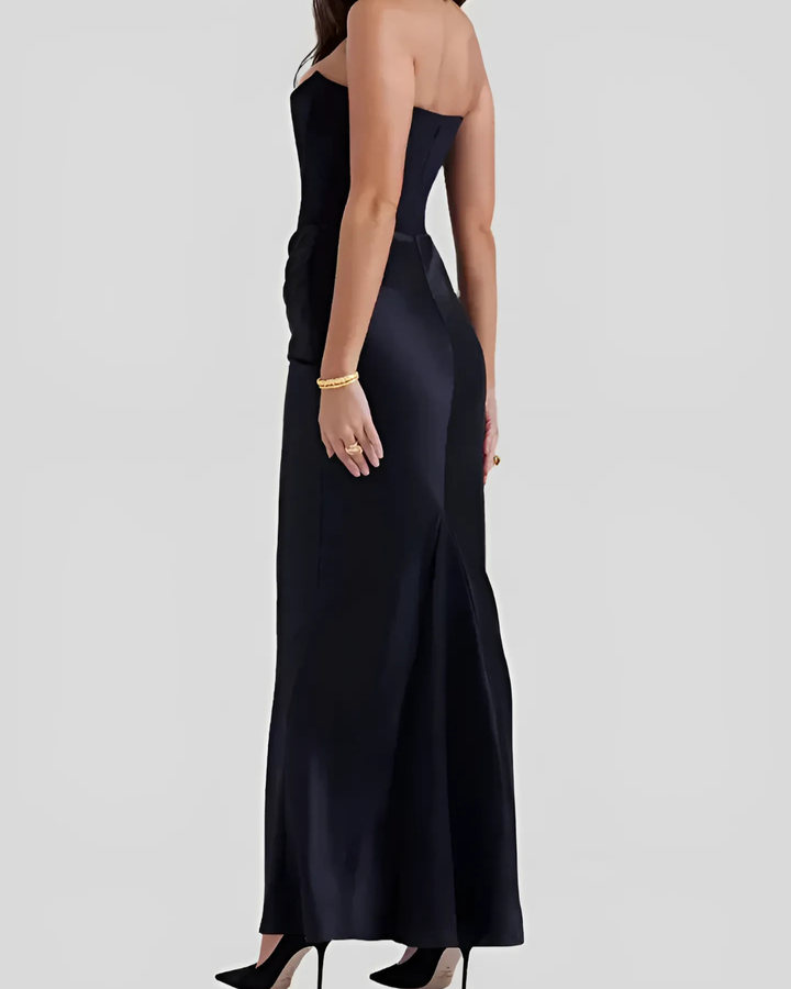 Claire | Women’s Wedding Guest Draped Maxi Dress 3