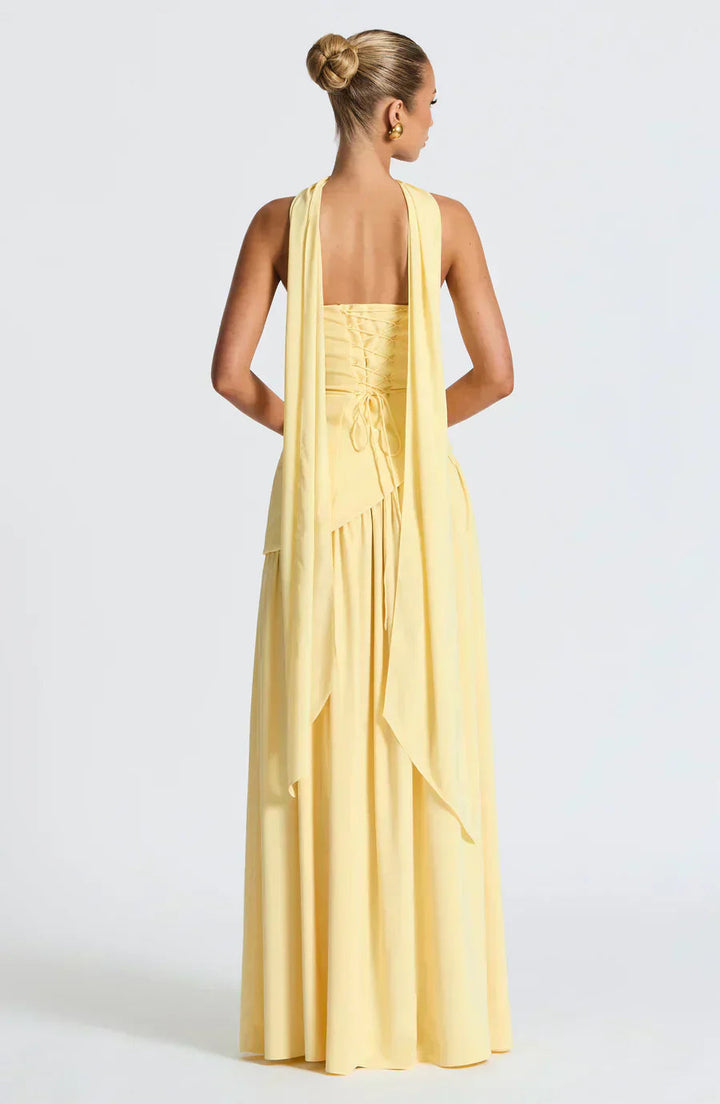 Emily | Women Wedding Guest Asymmetric Maxi Dress 1