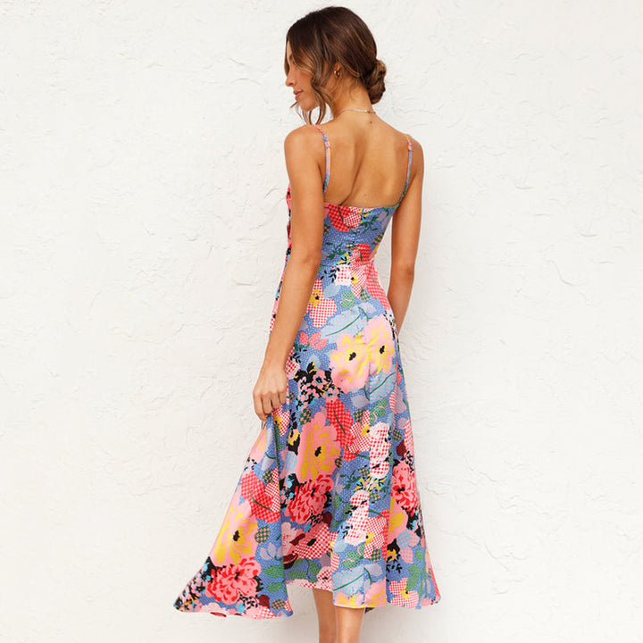 Faith | Women’s Wedding Guest Printed Maxi Dress 4