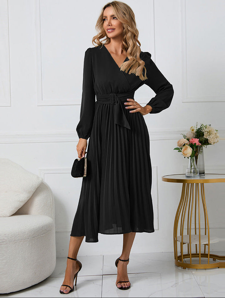 Grace | Women's Long Sleeve Midi Wedding Guest Dress 1