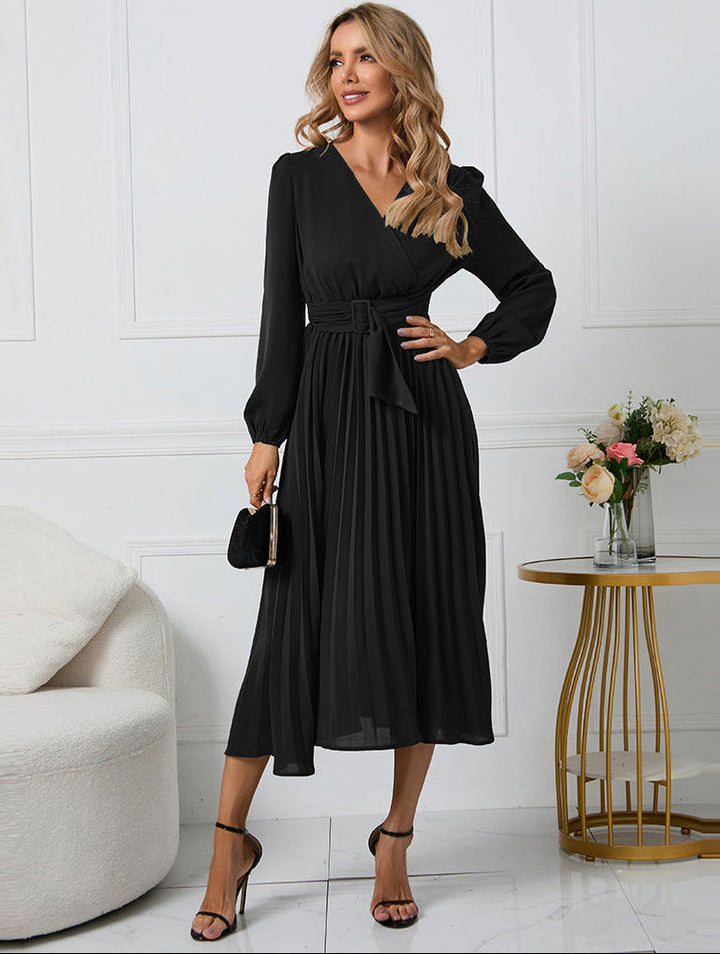 Grace | Women's Long Sleeve Midi Wedding Guest Dress 1