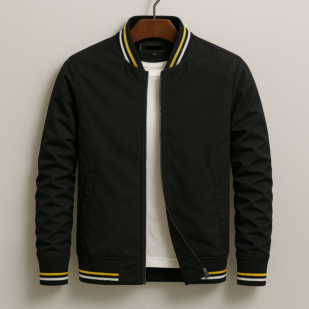 Levi | Men’s Lightweight Bomber Jacket with Stripe Detail 5