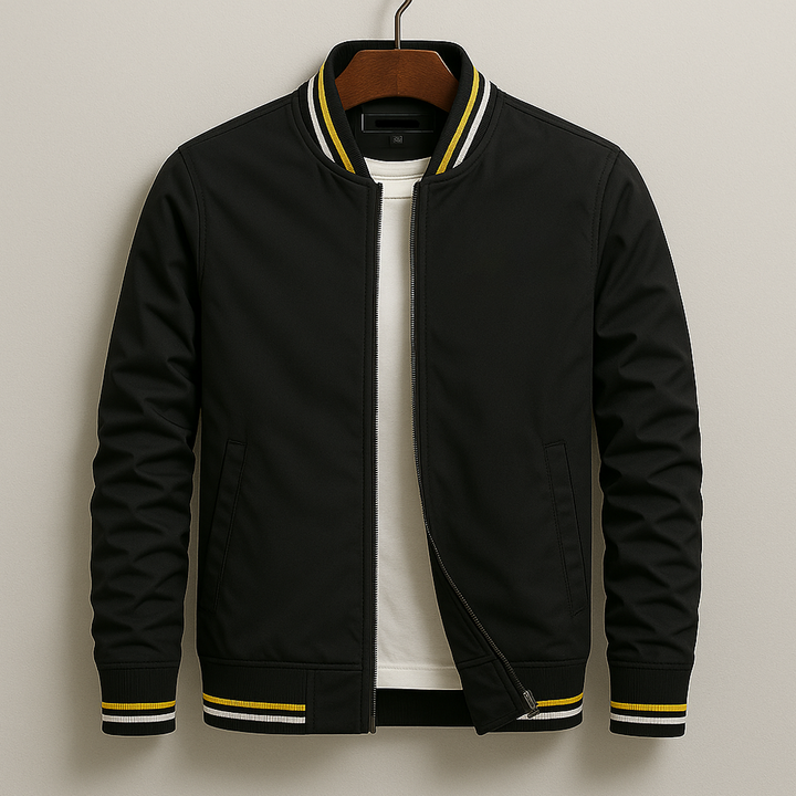 Levi | Men’s Lightweight Bomber Jacket with Stripe Detail 5