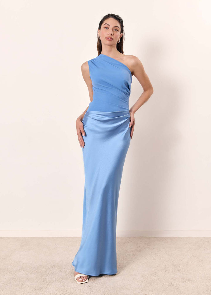 Maya | Women Wedding Guest Dress One-Shoulder Evening Dress 6